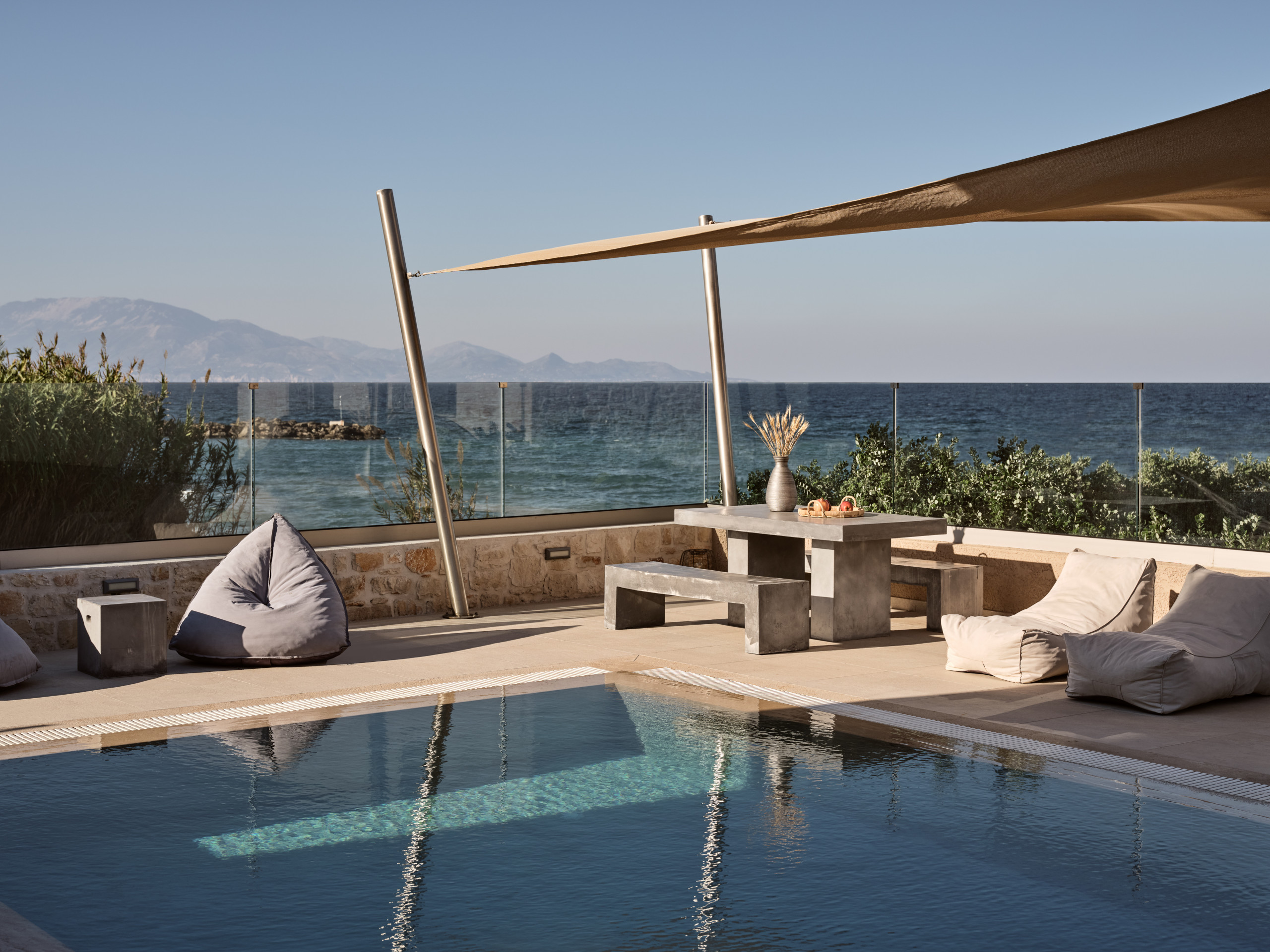 Sea Side LaLune Villa, with Heated Pool