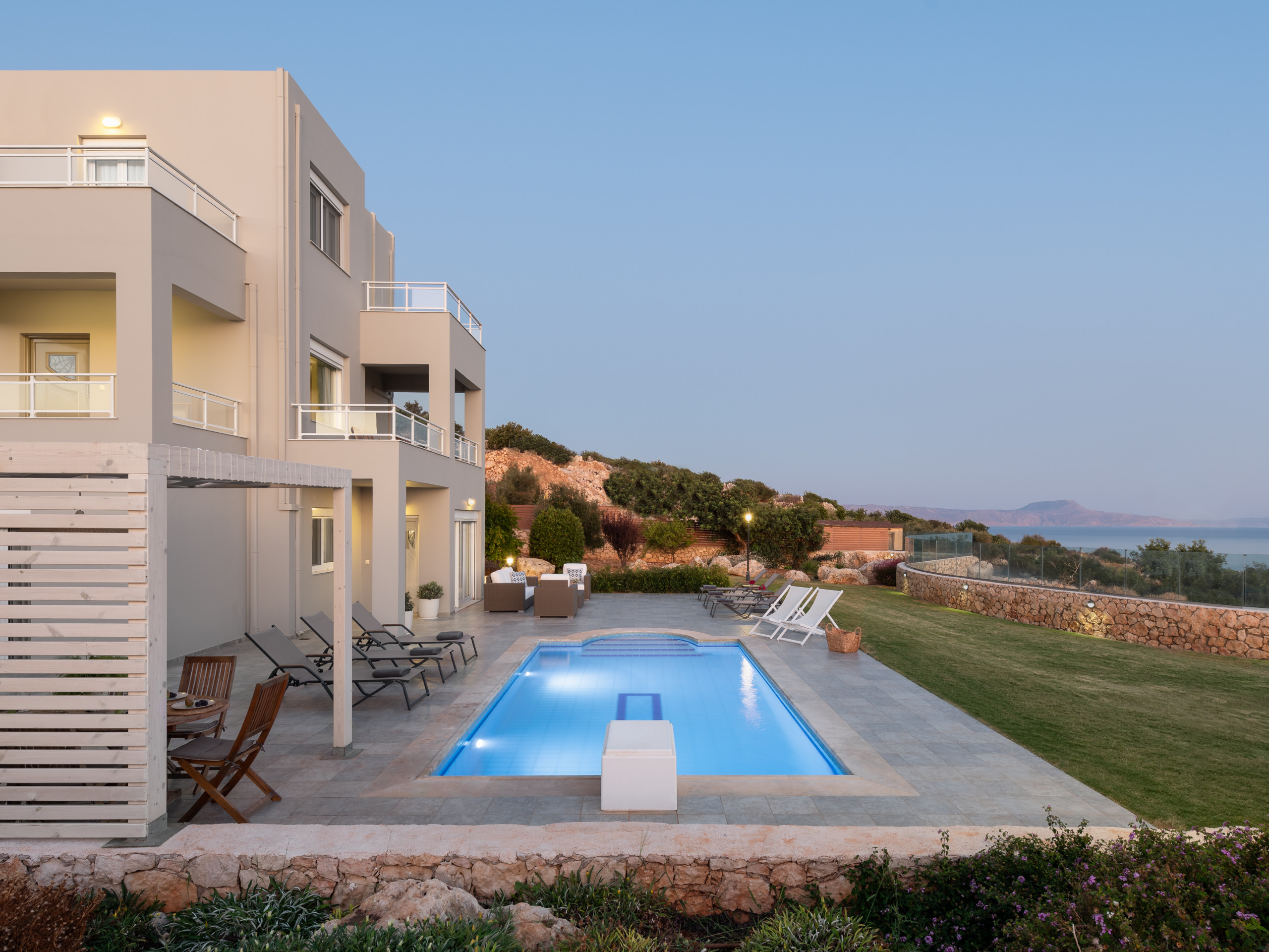 Anemolia Seaview Villa, Private Pool & Lush Garden