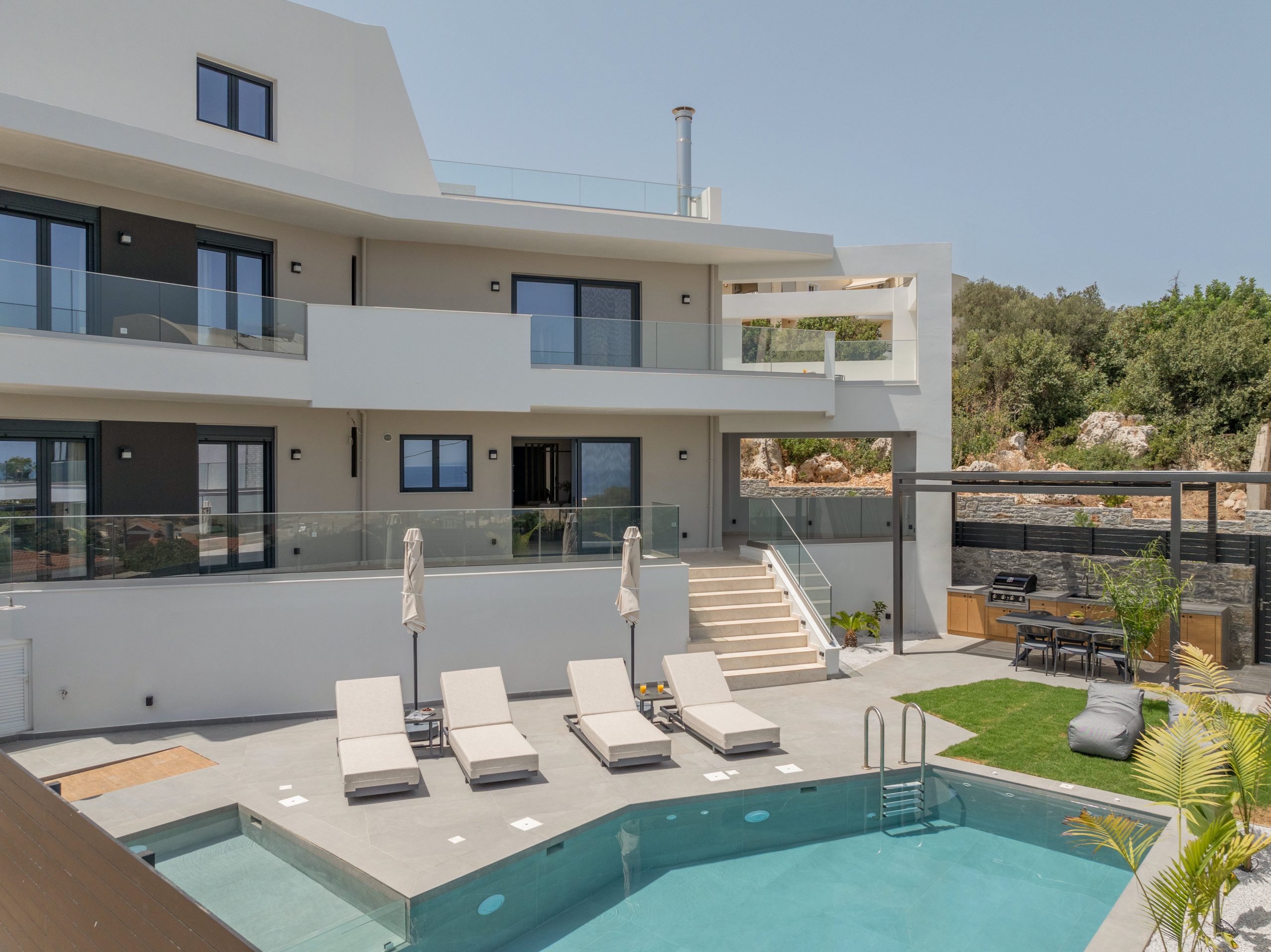 Anama Villa II, with Pool & Views to Rethymno