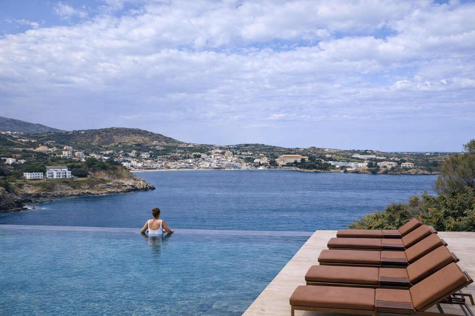 Azure Vista Villa, with Pool, SeaViews & PlayTent